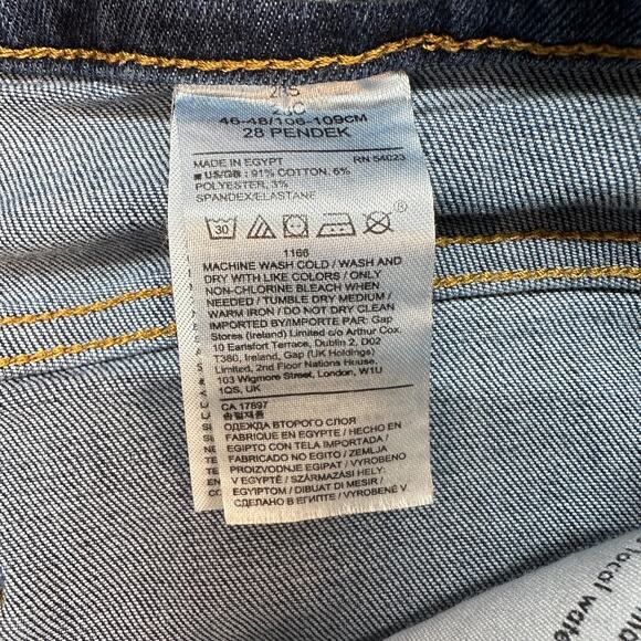 Banana Republic Premium Denim Hi-Rise Skinny Jeans WMNS 2RS Blue Med Wash Denim - Picture 5 of 9